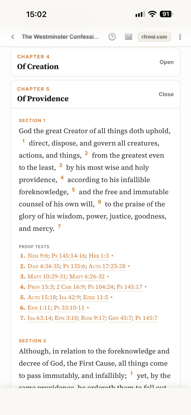 rfrmd.com: the Westminster Confession with its proof texts